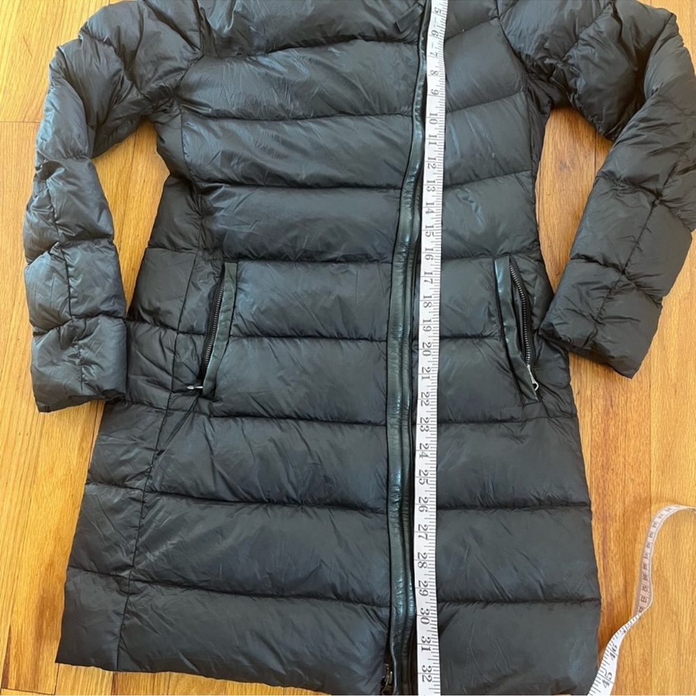 Mackage Yara Asymmetrical Black Puffer Coat - Picture 9 of 12
